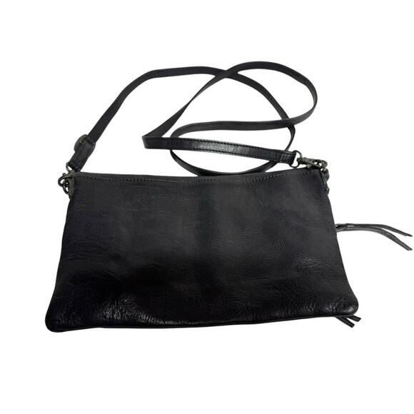 Rare Amsterdam Heritage multi use black leather bag shoulder/waist/crossbody - Picture 2 of 16